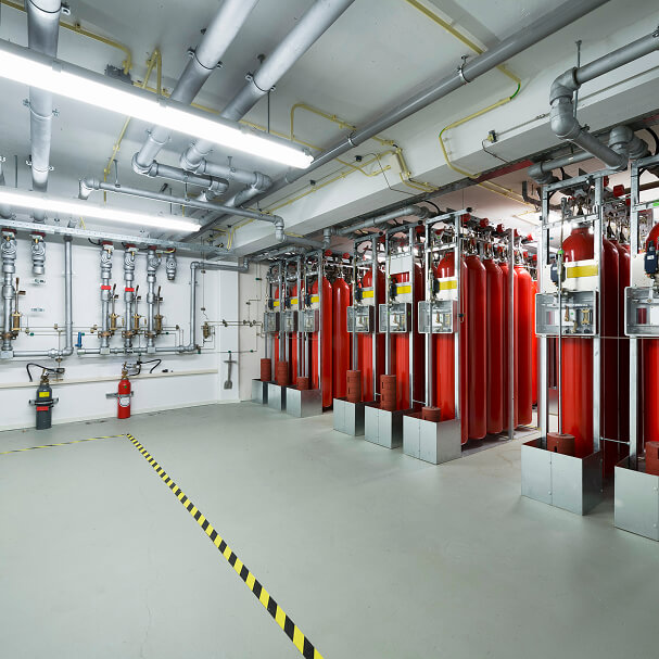 Gas suppression system